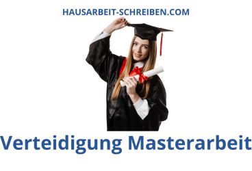 Verteidigung Masterarbeit